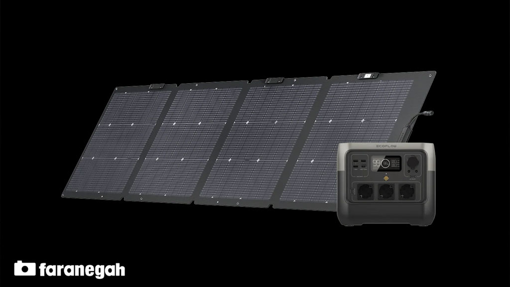 ecoflow solar panel پنل خورشیدی