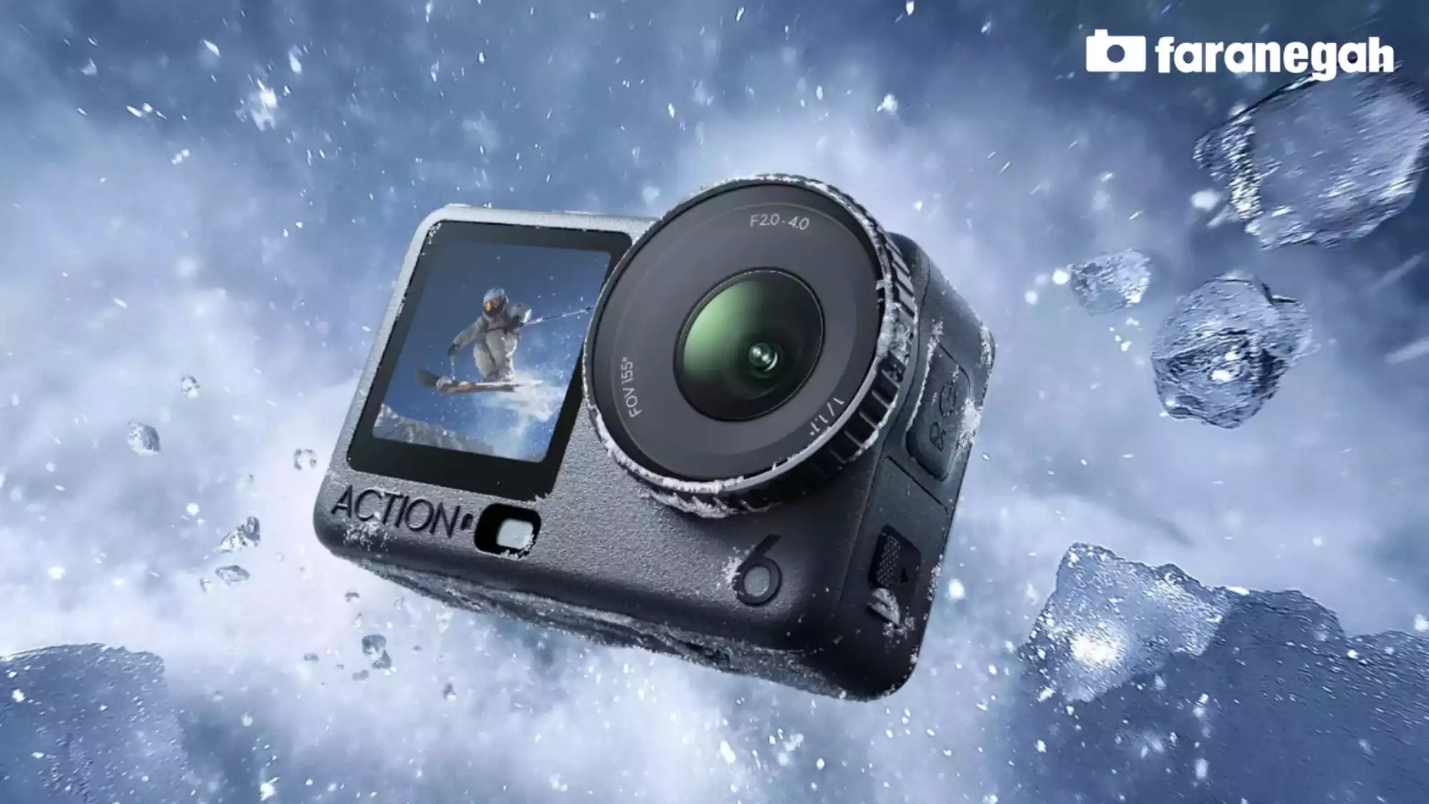 غوغای دوربین اسمو اکشن Osmo action 6 با دیافراگم متغییر!