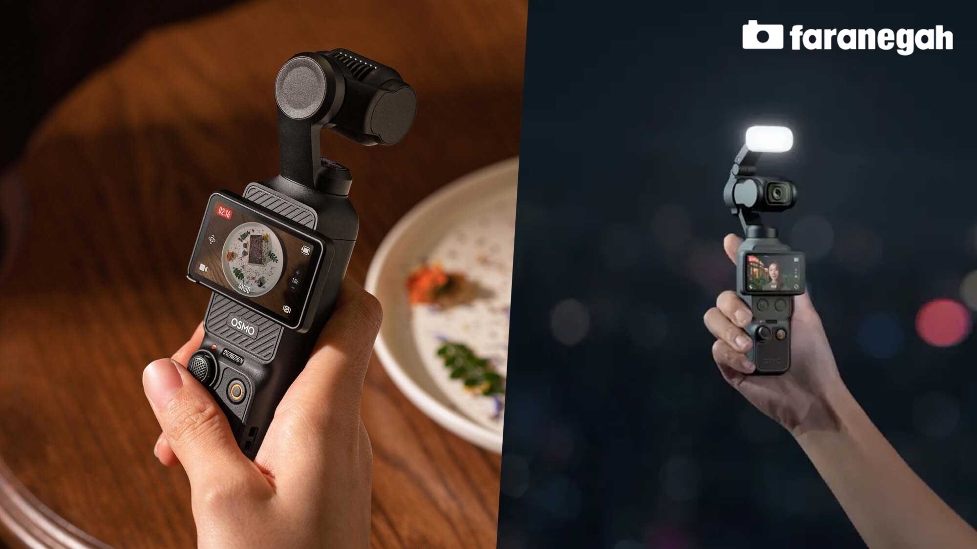 مقایسه گیمبال اسمو پاکت DJI Osmo Pocket 4 Creator Combo با گیمبال اسمو پاکت DJI Osmo Pocket 3 Creator Combo