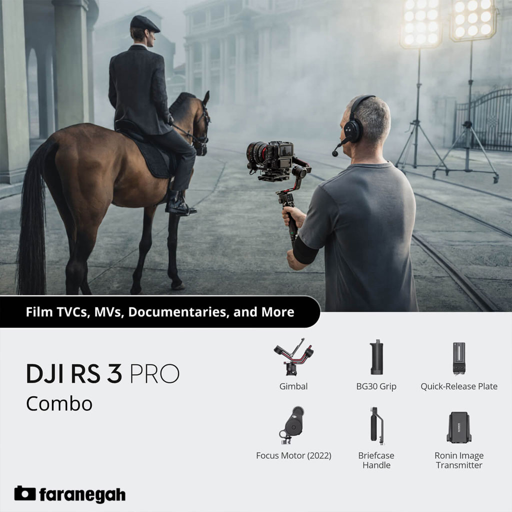 گیمبال دوربین آر اس 3 پرو کمبو DJI RS3 Pro Combo Gimbal Stabilizer