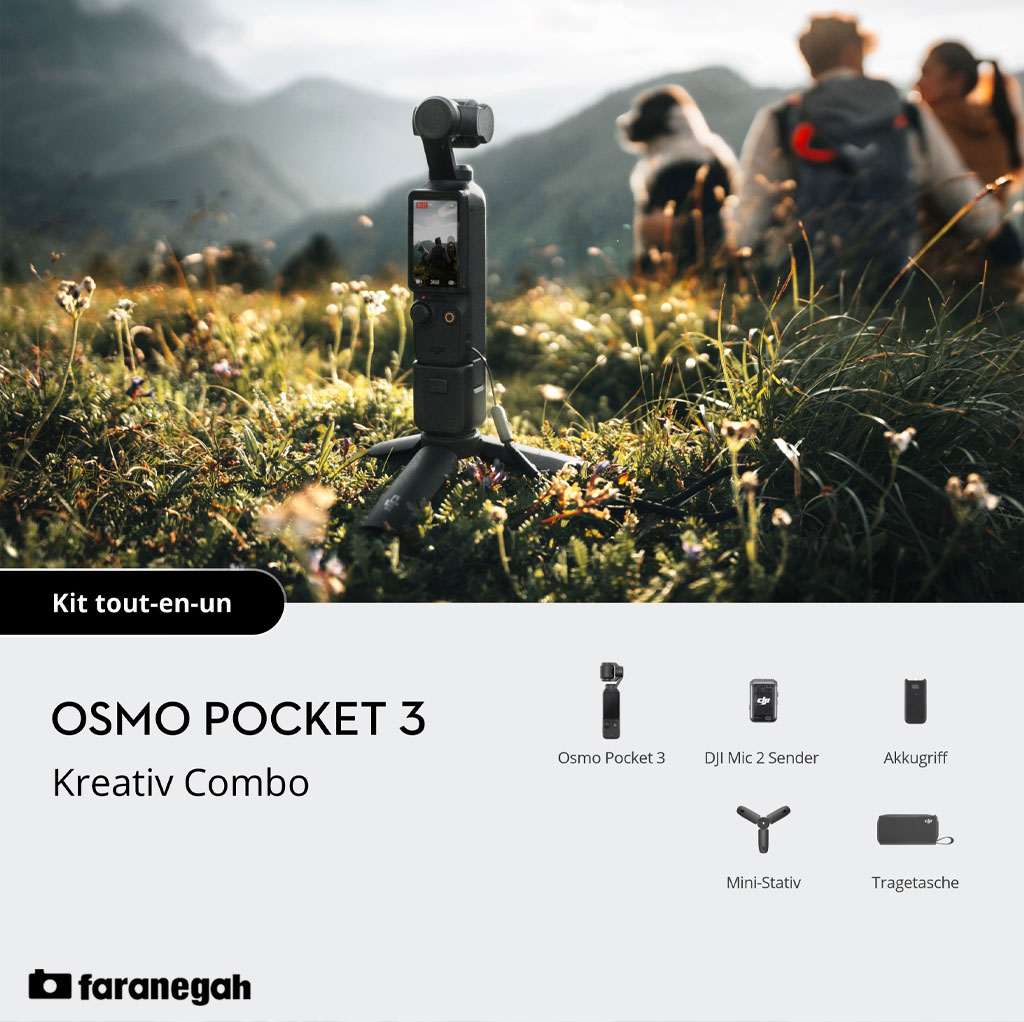 اسمو پاکت 3 کمبو Osmo Pocket 3 Creator Combo