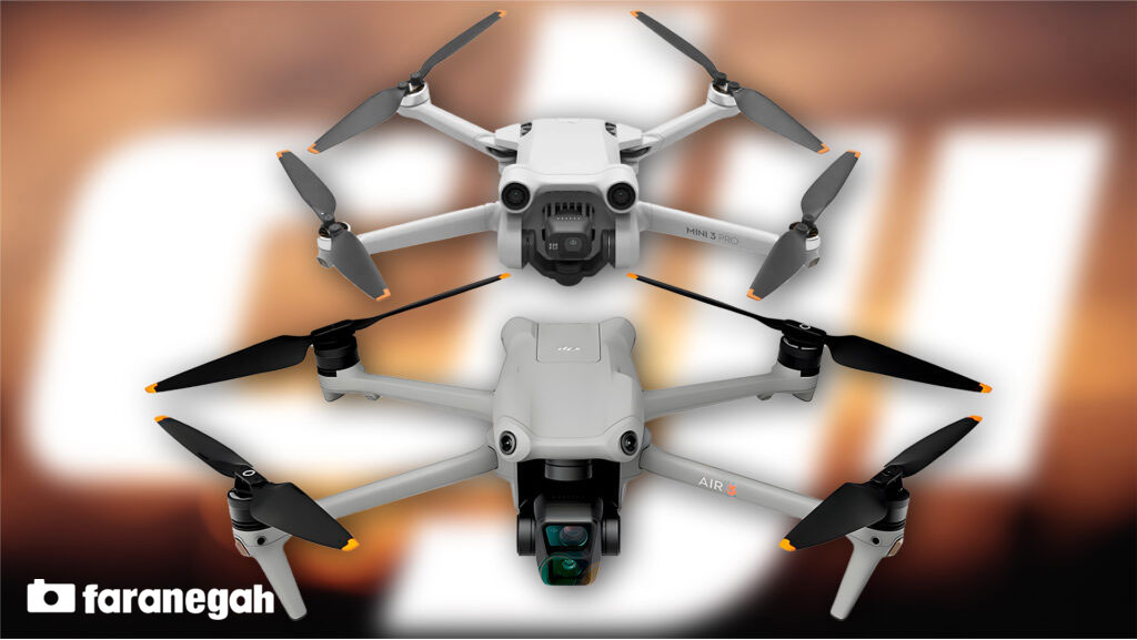 مقایسه dji air 2s و dji mini 3 pro