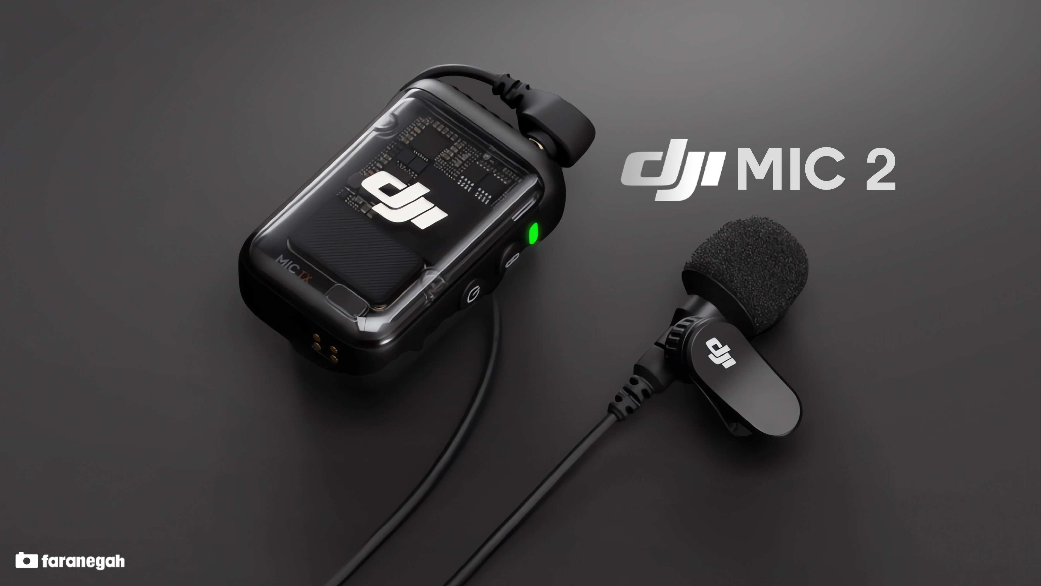 میکروفون دی جی آی (DJI Mic 2 (2 TX + 1 RX + Charging Case