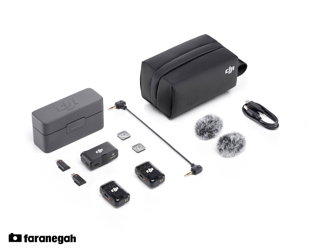 میکروفون دی جی آی (DJI Mic 2 (2 TX + 1 RX + Charging Case