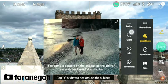 قابلیت QuickShot هلی شات
