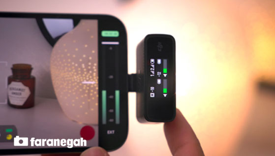 اتصال میکروفون DJI به آیفون