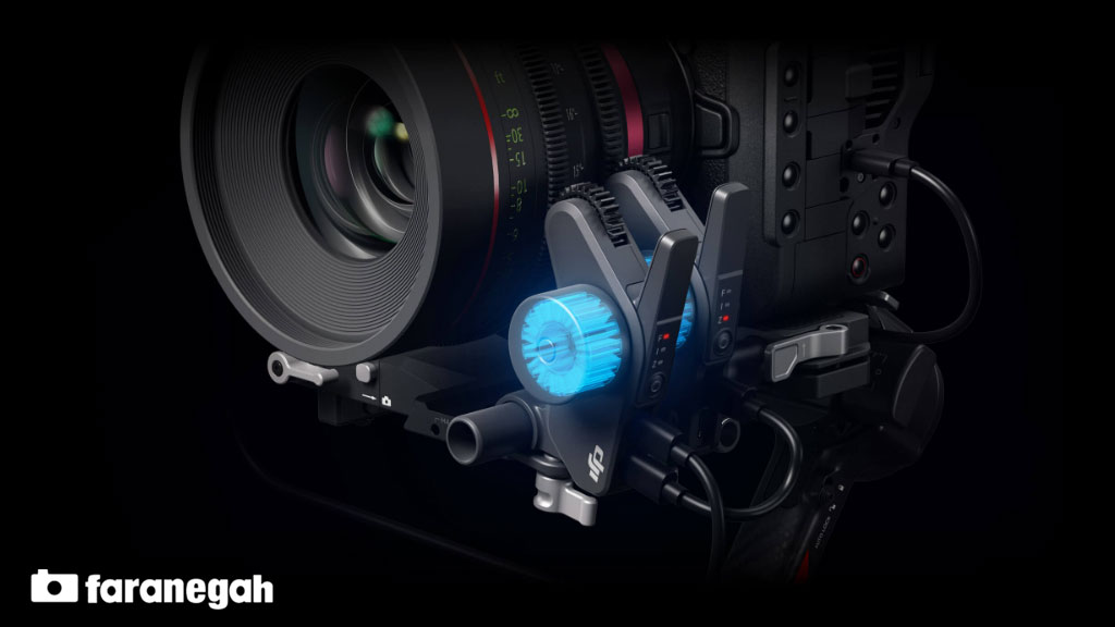 گیمبال دوربین دی جی ای DJI RS 4 Pro Gimbal Stabilizer به همراه موتور فوکوس dji focus motor pro