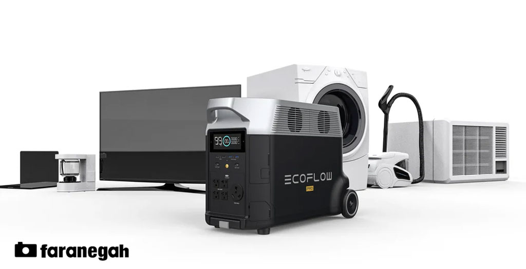ذخیره کننده انرژی EcoFlow DELTA Pro Portable Power Station قابل استفاده برای لوازم خانه