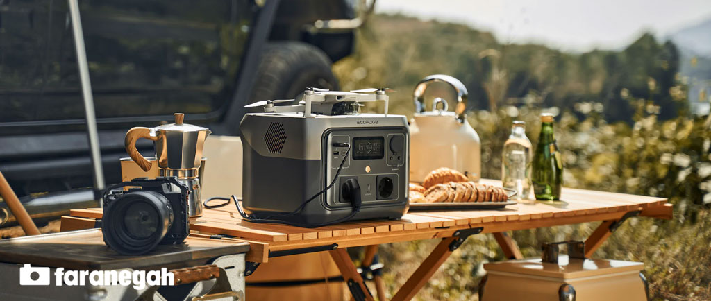 ذخیره کننده انرژی EcoFlow RIVER 2 Max Portable Power Station و قابل استفاده در کمپ