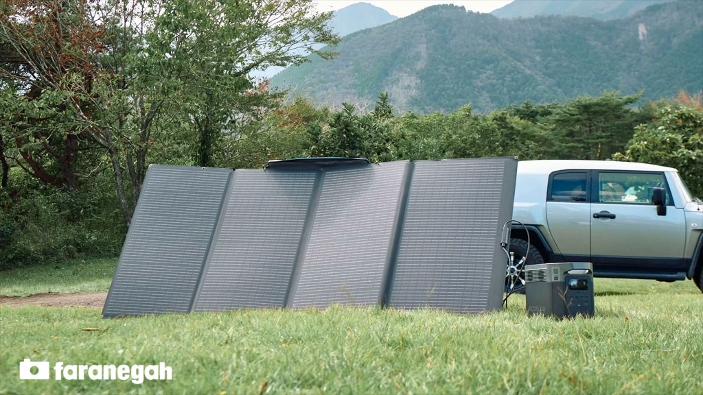 پنل خورشیدی EcoFlow 160W Portable Solar Panel