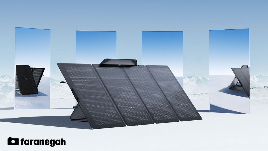 پنل خورشیدی EcoFlow 220W Portable Solar Panel