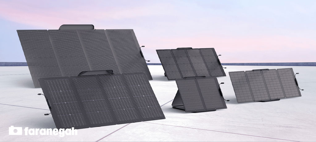 پنل خورشیدی EcoFlow 220W Portable Solar Panel