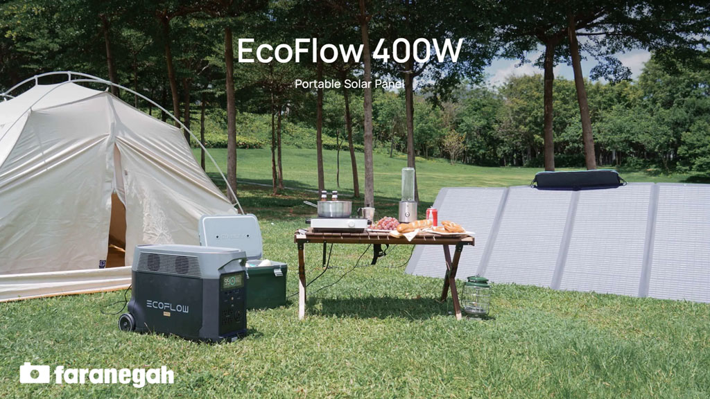 پنل خورشیدی EcoFlow 400W Portable Solar Panel