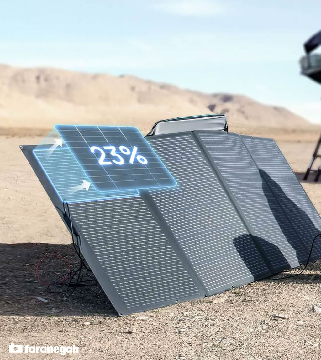 پنل خورشیدی EcoFlow 400W Portable Solar Panel