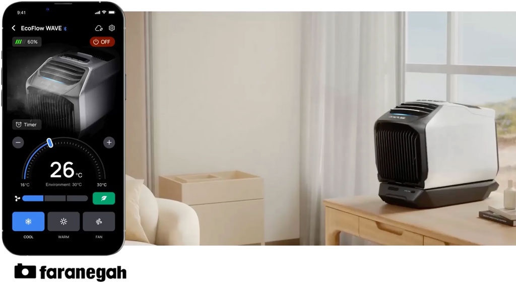 کولر قابل حمل EcoFlow WAVE 2