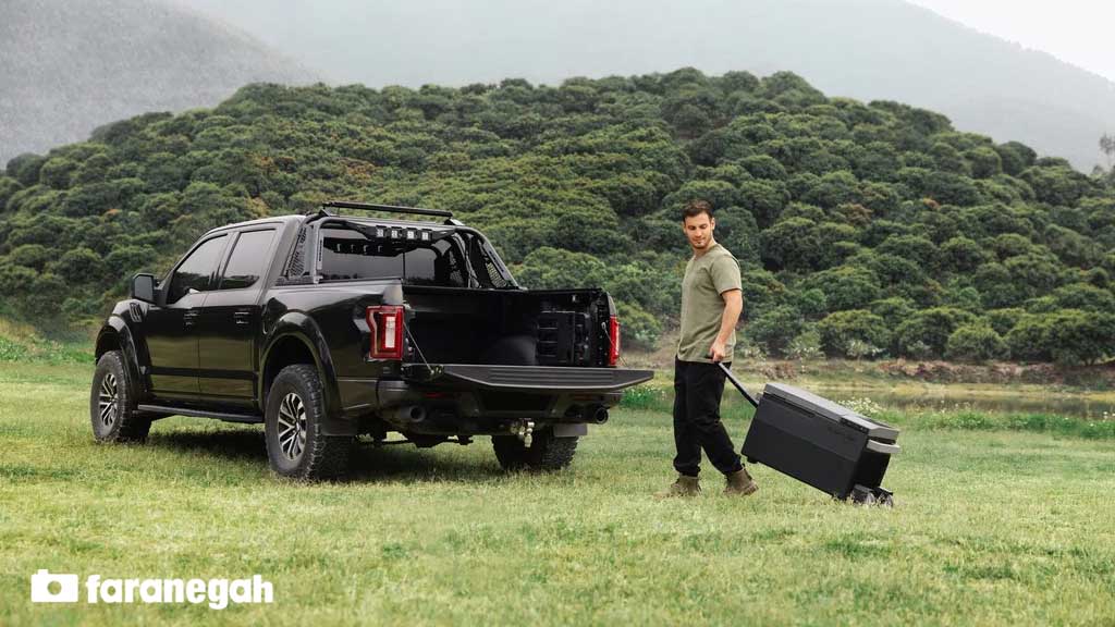 چرخ و اهرم جداشونده EcoFlow GLACIER Detachable Wheels and Lever