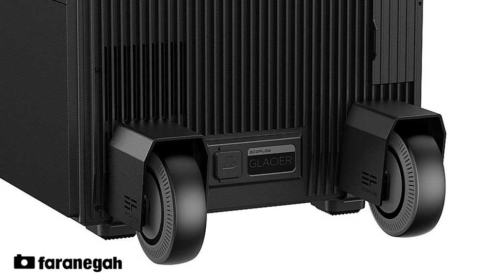 چرخ و اهرم جداشونده EcoFlow GLACIER Detachable Wheels and Lever