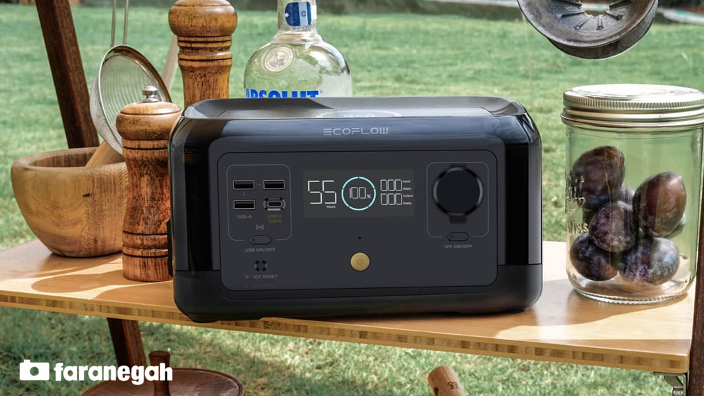 منبع برق قابل حمل اکو فلو