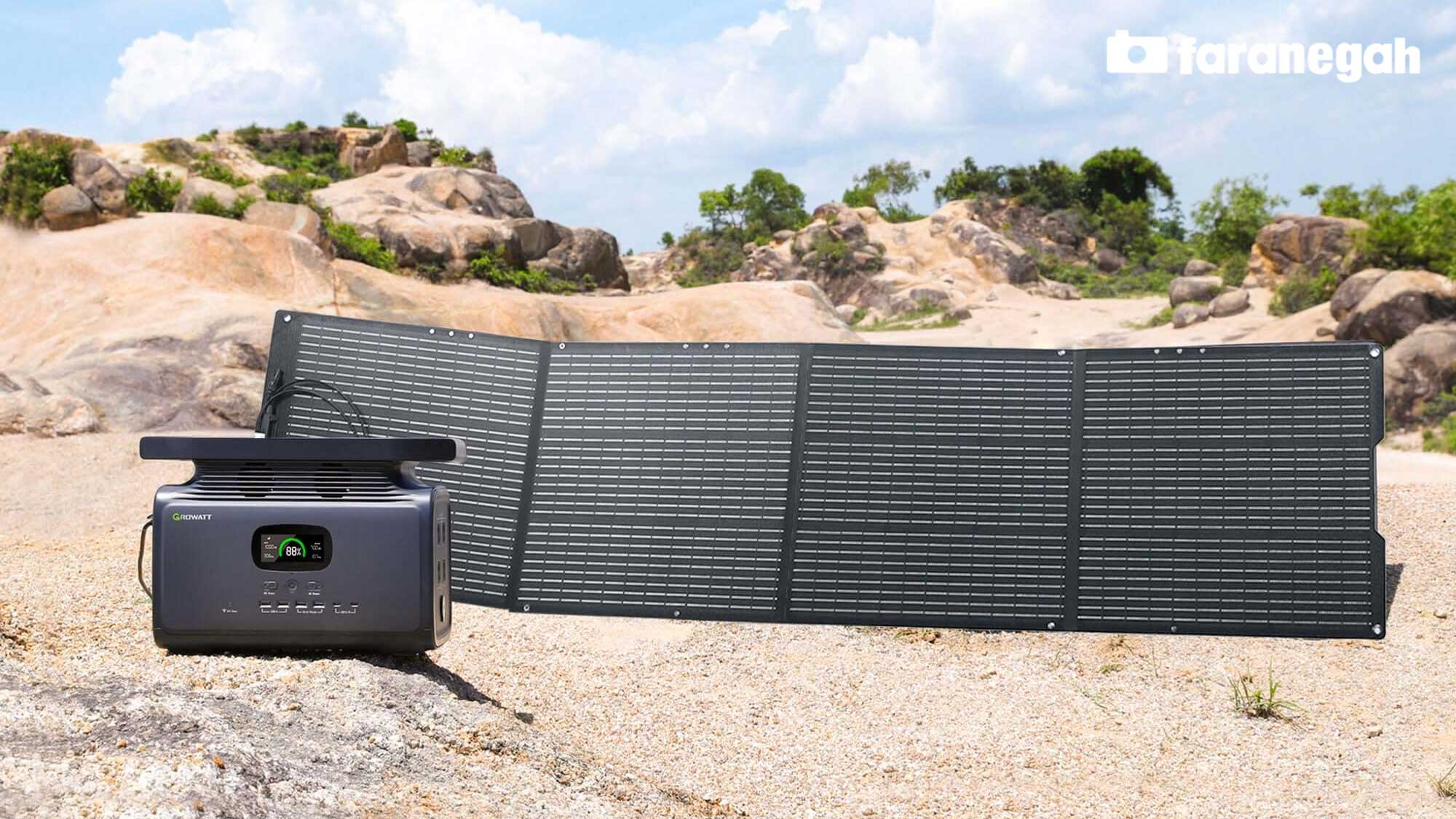 ترکیب منابع برق قابل حمل EcoFlow با پنلهای خورشیدی: راهکاری برای سفرهای طولانی