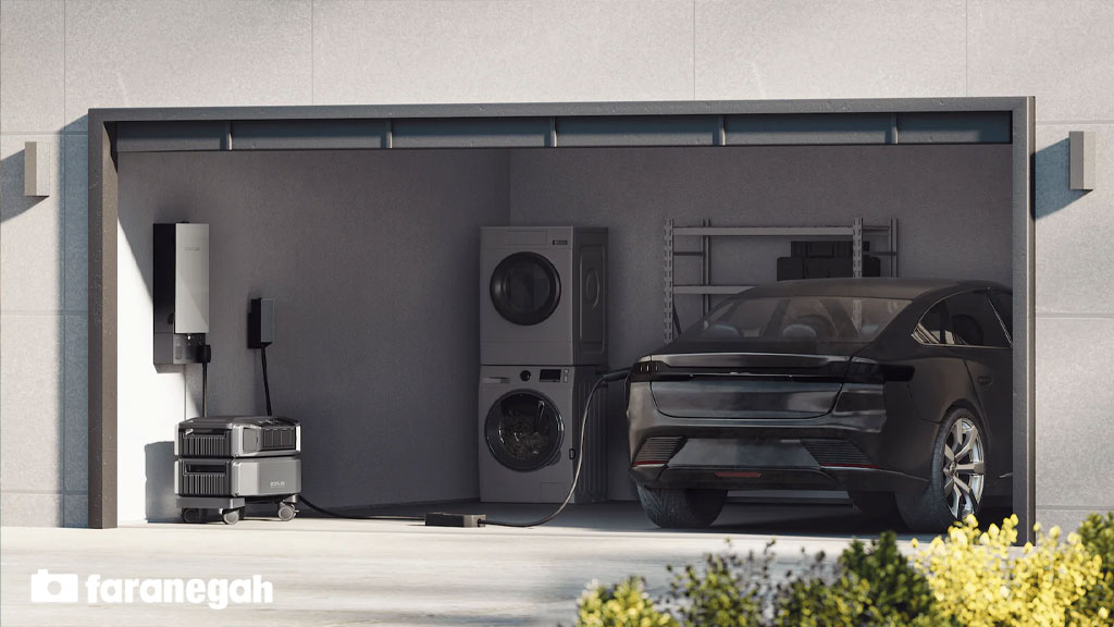 منبع برق قابل حمل اکو فلو، پنل خورشیدی EcoFlow، ذخیره کننده انرژی EcoFlow