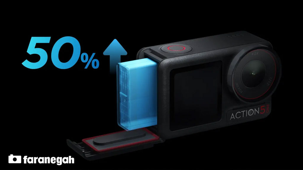 دوربین ورزشی اسمو اکشن 5 ادونچر کمبو Osmo Action 5 Pro Adventure Combo – Non Active – Global Guarantee