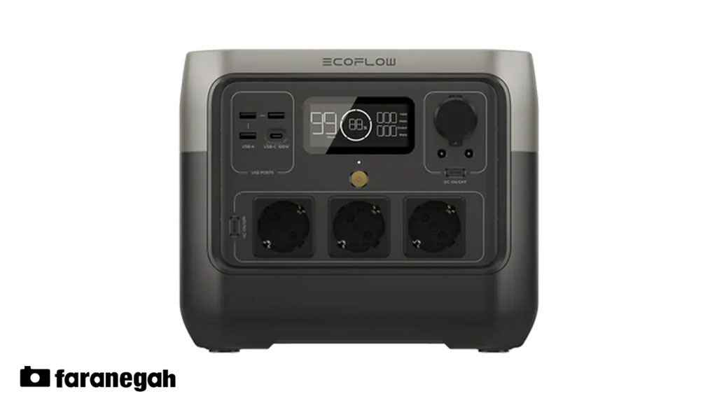 ذخیره کننده انرژی EcoFlow RIVER 2 Pro Portable Power Station و کاربری آسان و قابل شارژ با انواع منابع برقی