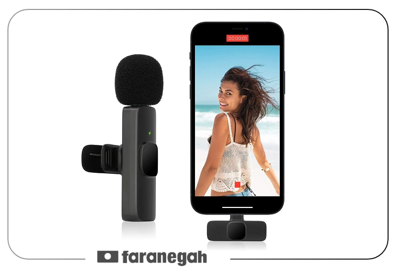 آموزش اتصال میکروفون یقه ای به گوشی