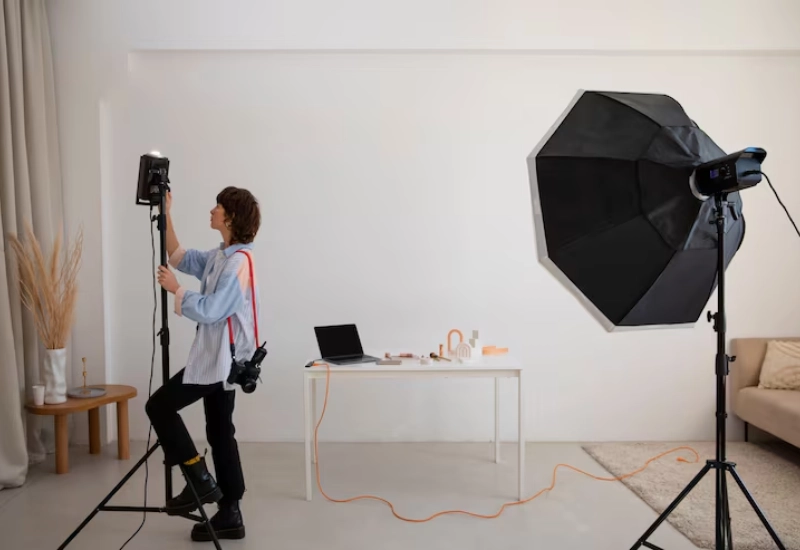 تجهیزات نورپردازی عکاسی صنعتی